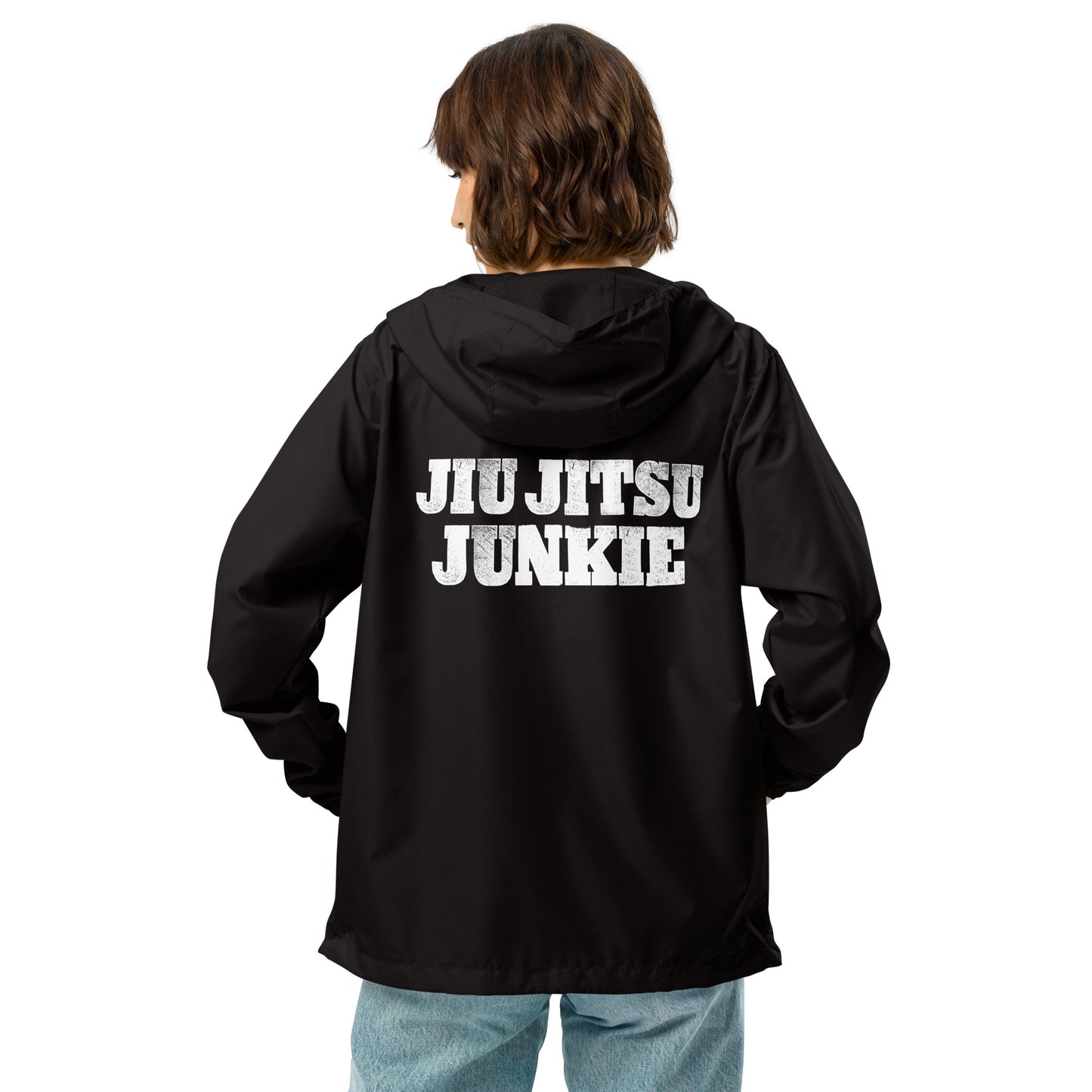 Jiujitsu Junkie Unisex lightweight zip up windbreaker