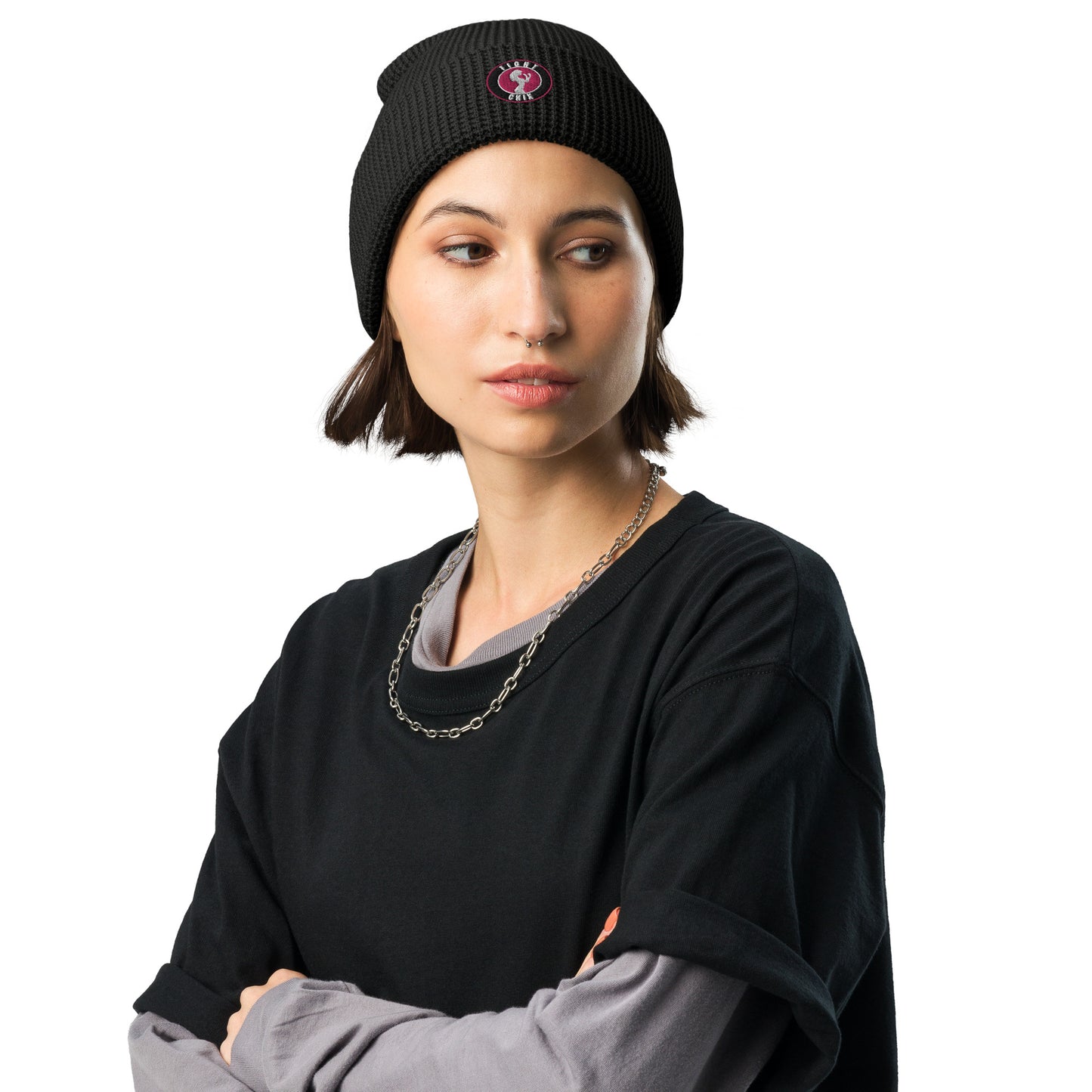 Fight Chix Logo Waffle beanie