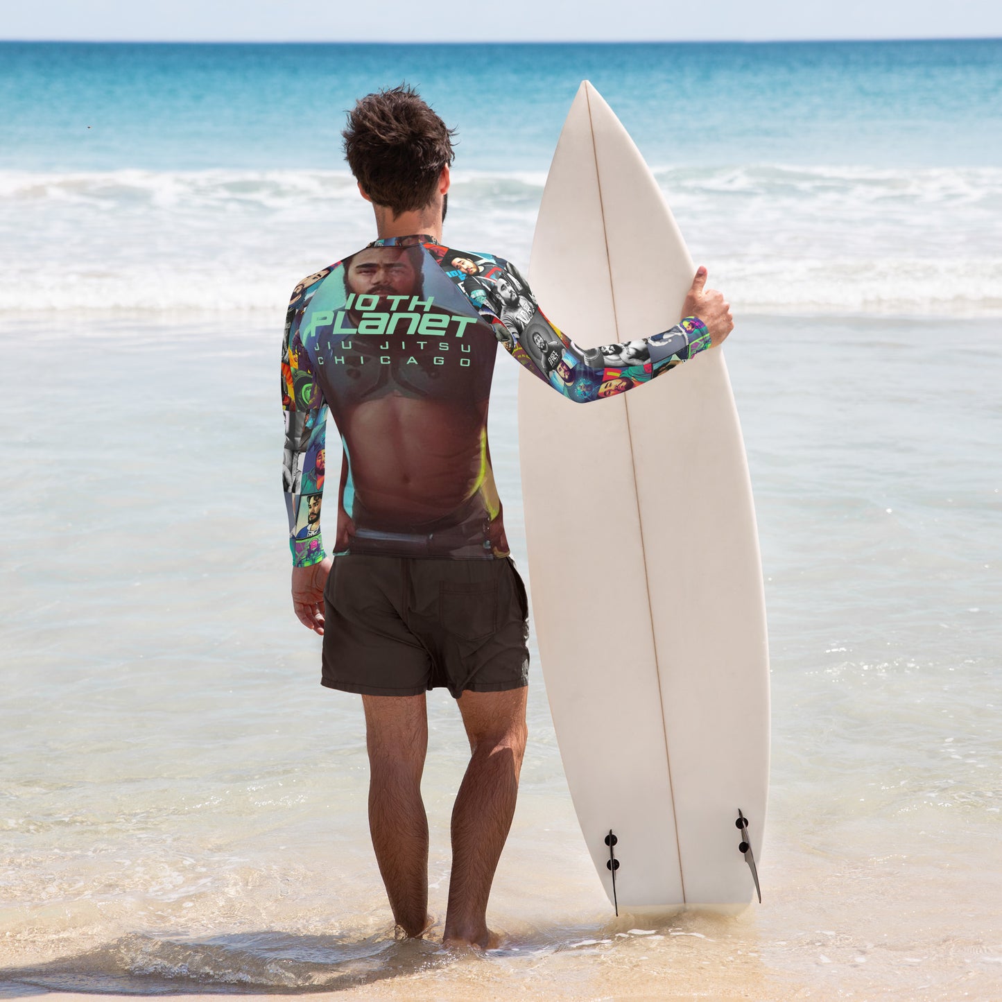 John Hates Selfies Men's Rash Guard