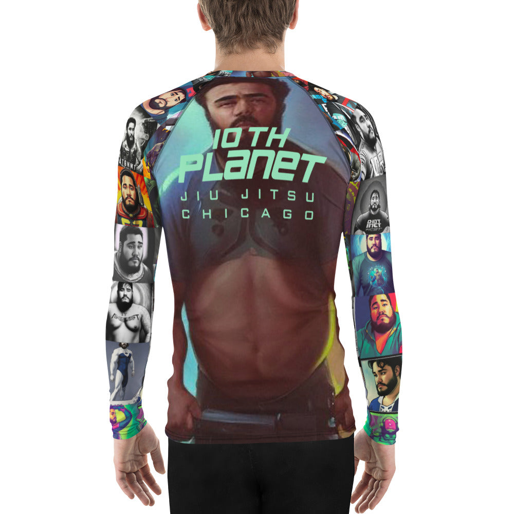John Hates Selfies Men's Rash Guard