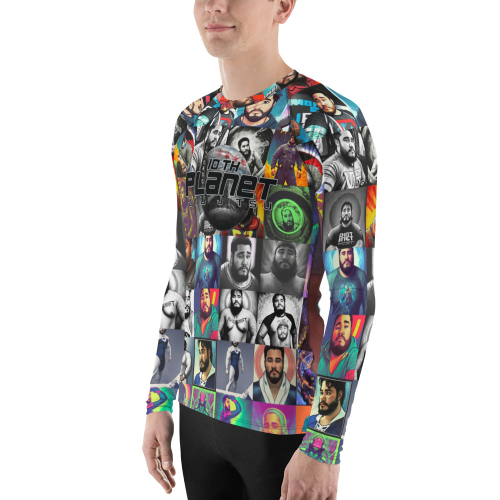 John Hates Selfies Men's Rash Guard