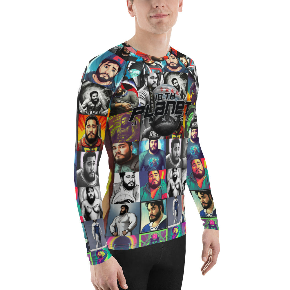 John Hates Selfies Men's Rash Guard