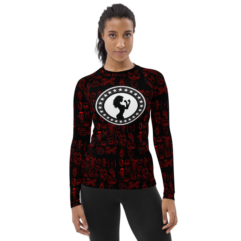 Pu$$y Rash Guard (red edish)