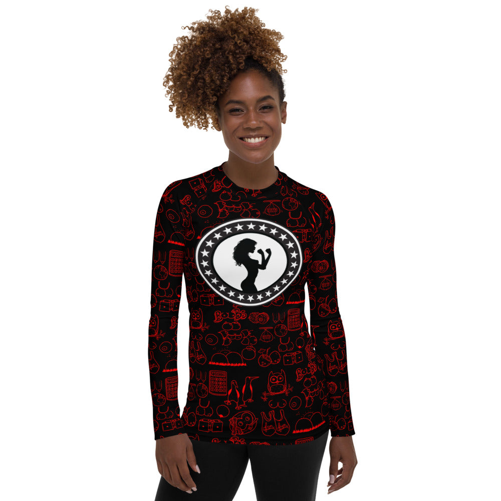 Titty Rashguard ( Red Edish )