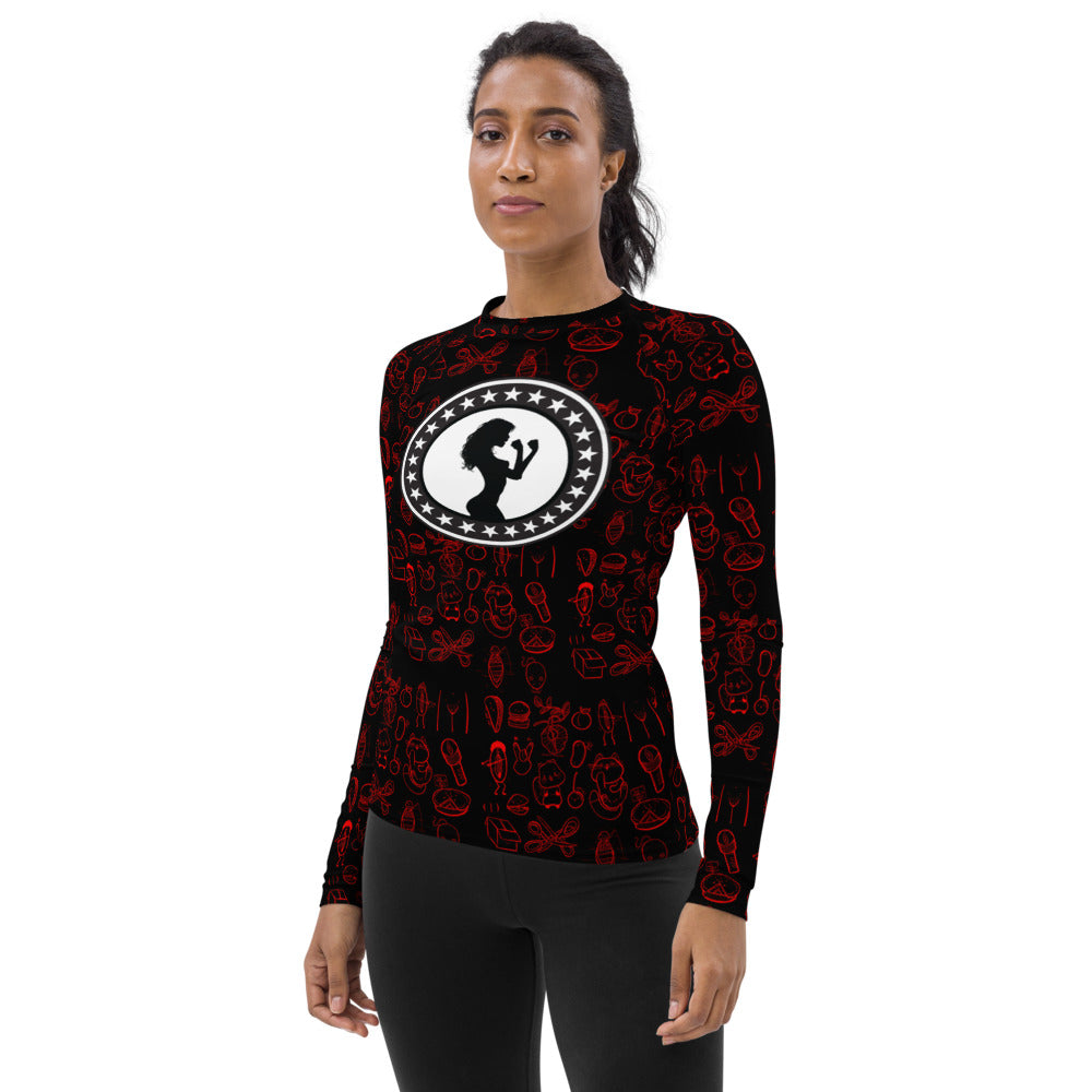 Pu$$y Rash Guard (red edish)