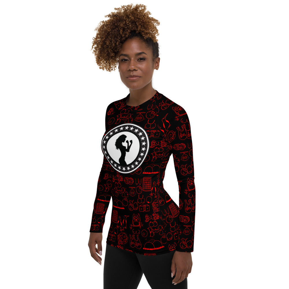 Titty Rashguard ( Red Edish )