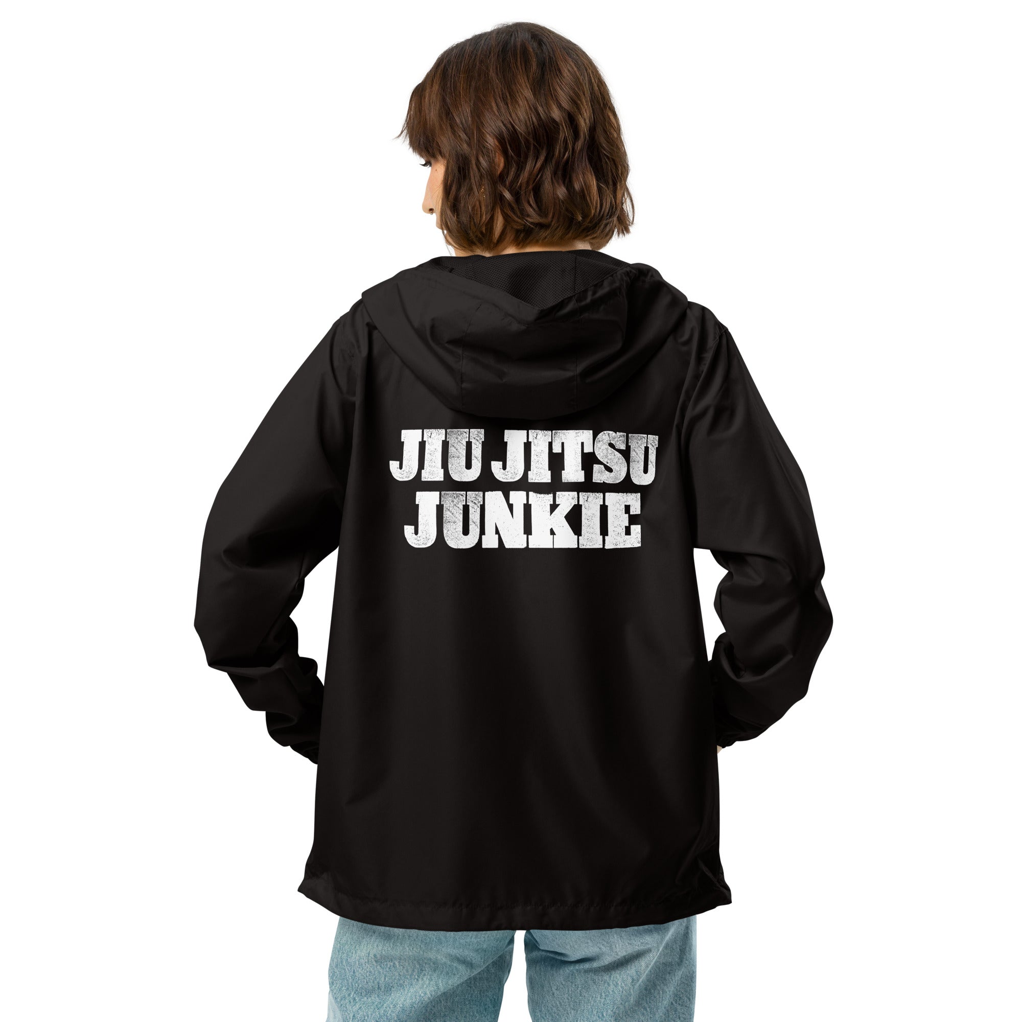 Jiujitsu Junkie Unisex lightweight zip up windbreaker