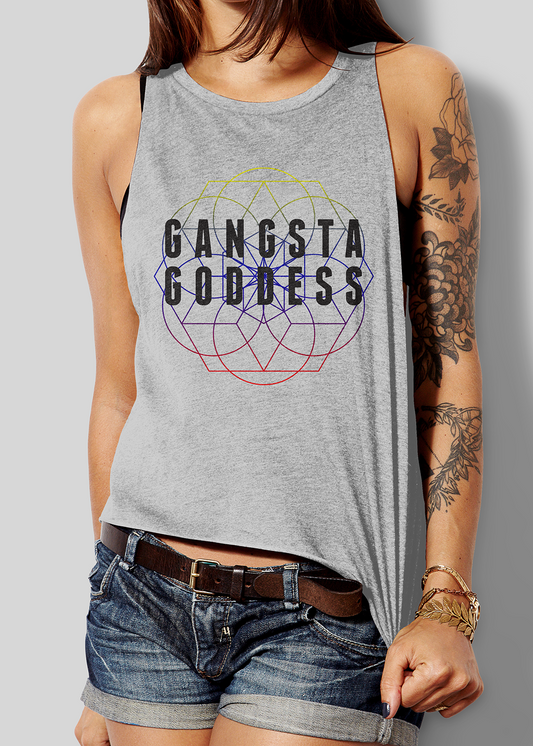 Gangsta Goddess Tank (white)