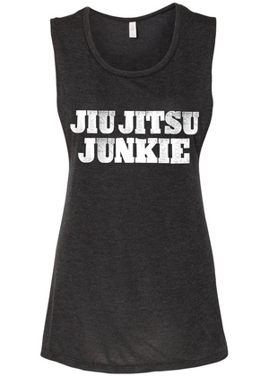 JiuJitsu Junkie Flow Tank (charcoal)