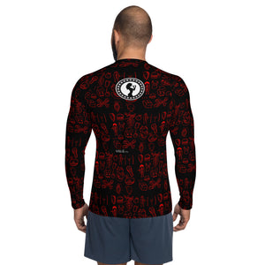 Pu$$Y Rash Guard ( Red Edish - Men's cut)
