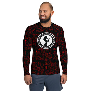 Pu$$Y Rash Guard ( Red Edish - Men's cut)