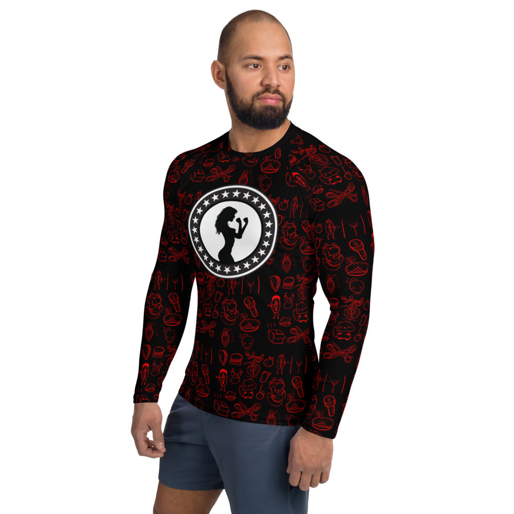 Pu$$Y Rash Guard ( Red Edish - Men's cut)