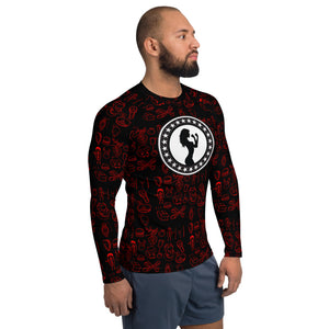 Pu$$Y Rash Guard ( Red Edish - Men's cut)