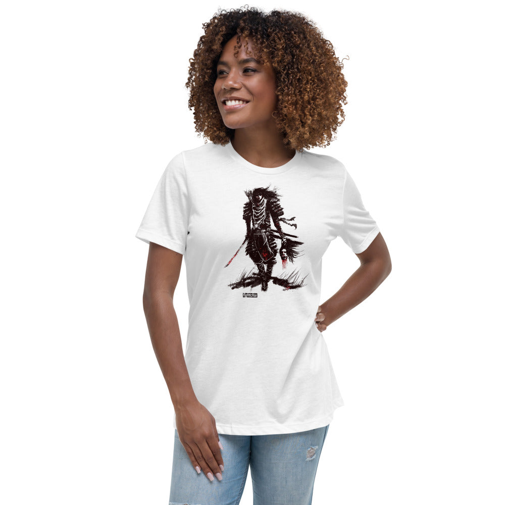 TOMOE GOZEN, BEAUTIFUL BADASS women's t-shirt